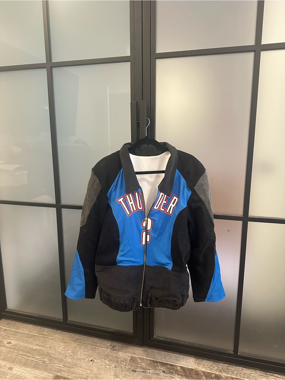 Thunder Blue & Black Denim Jacket